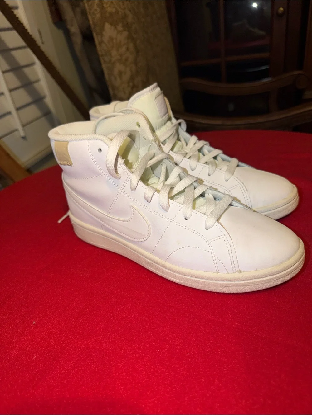 Nike White High-Top Sneakers